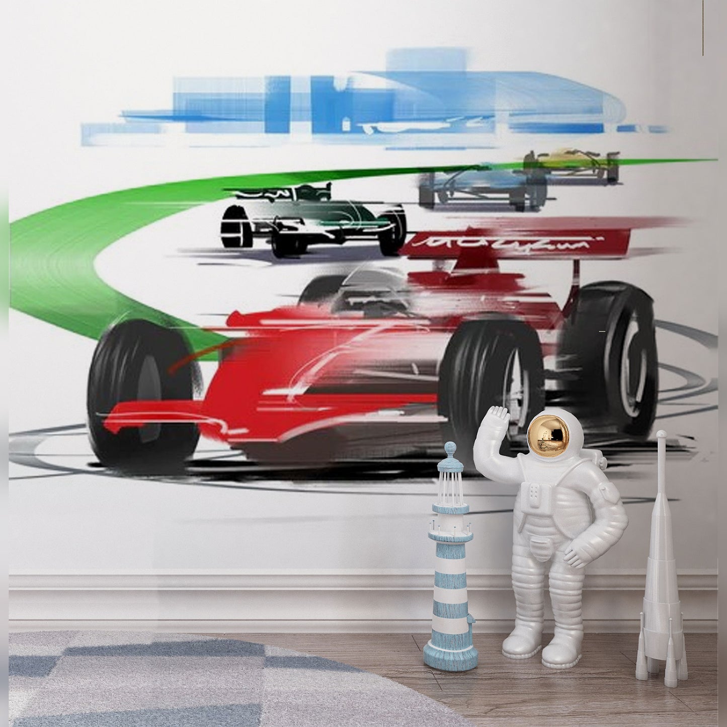 Speed and Motion – Formula Racing Art