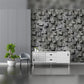 Abstract Concrete Geometric Wall Pattern