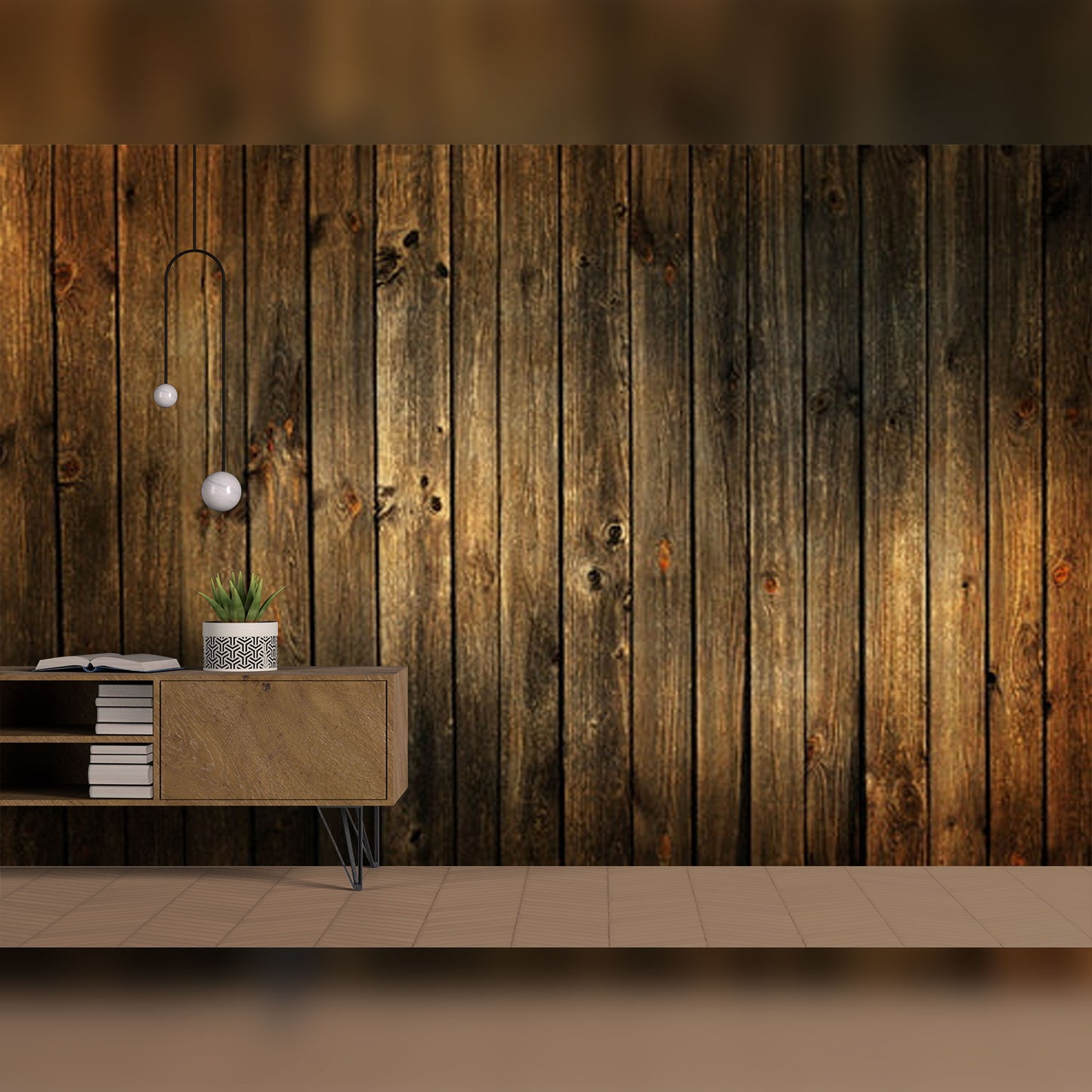 Rustic Wooden Plank Wall Texture