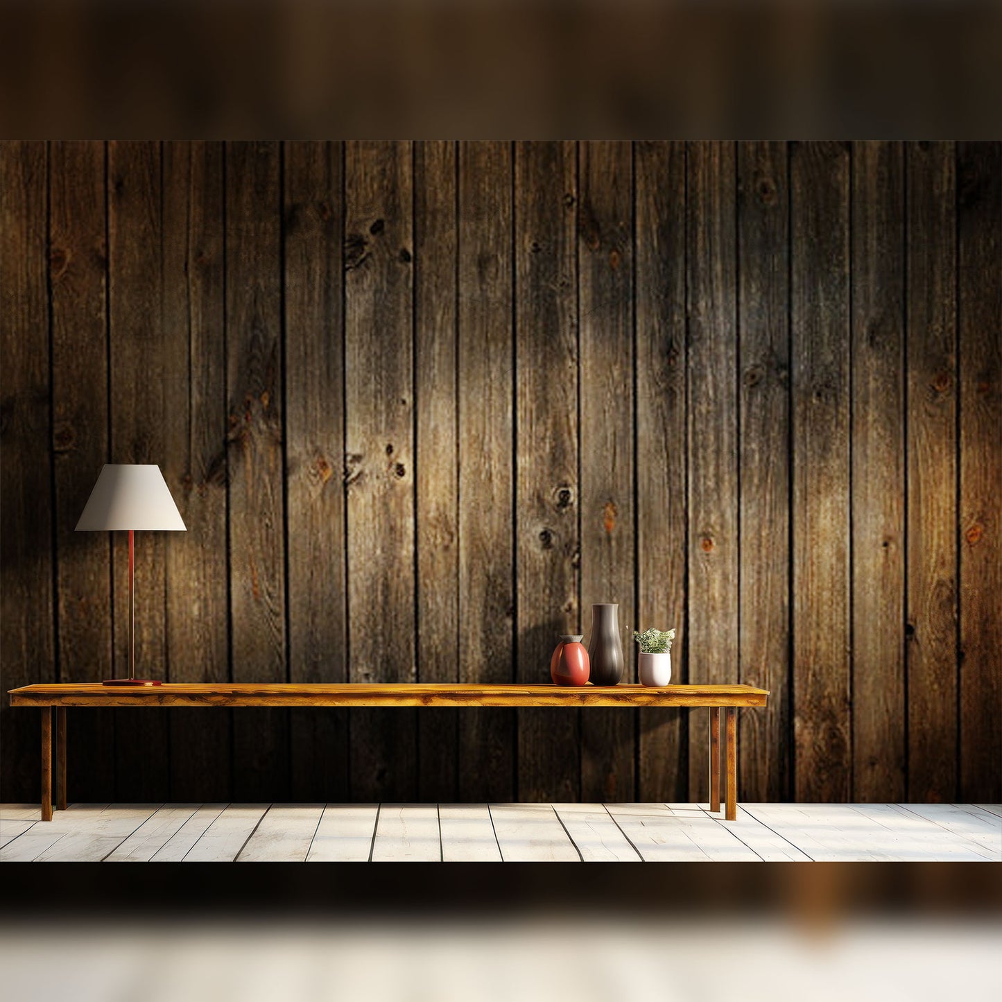 Rustic Wooden Plank Wall Texture