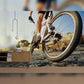 Mountain Biker on a Rocky Terrain