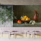 Rustic Still Life with Pears and Clay Pottery