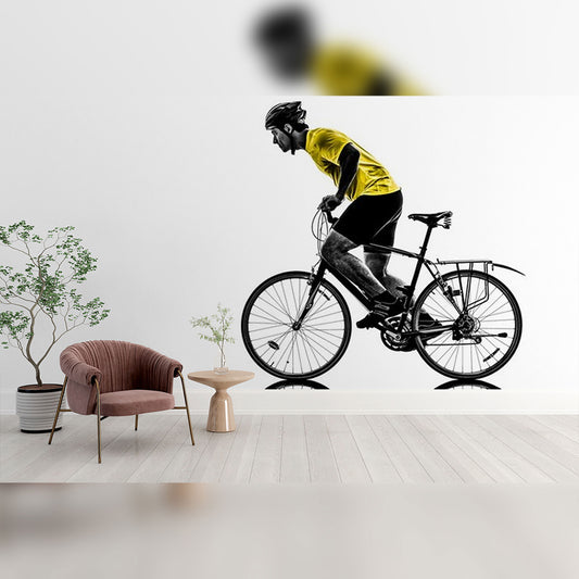 Cyclist in Motion