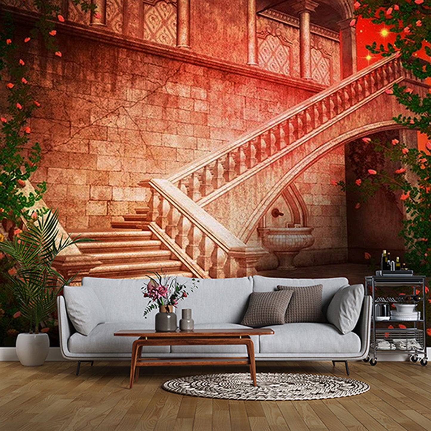 Enchanted Courtyard Staircase