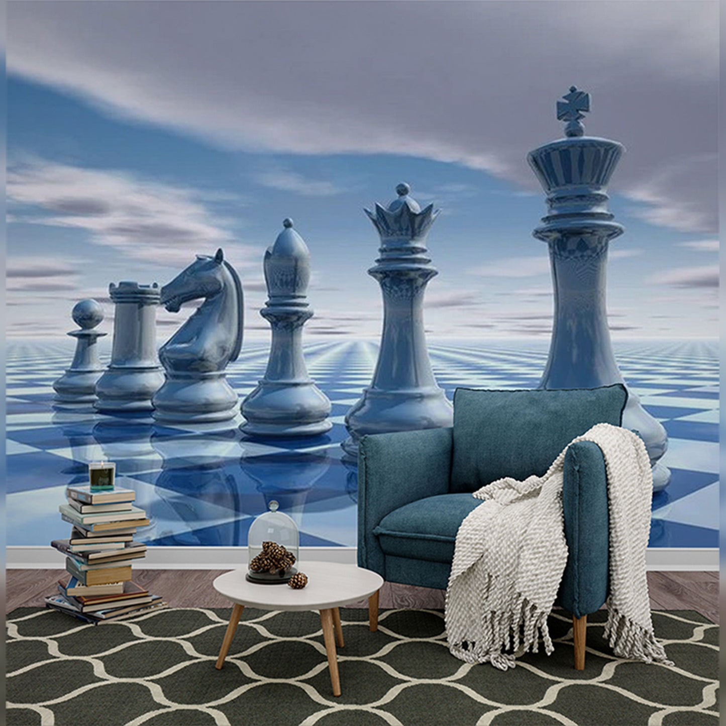 Majestic Chess Pieces on Infinite Board