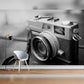 Vintage Camera in Black and White