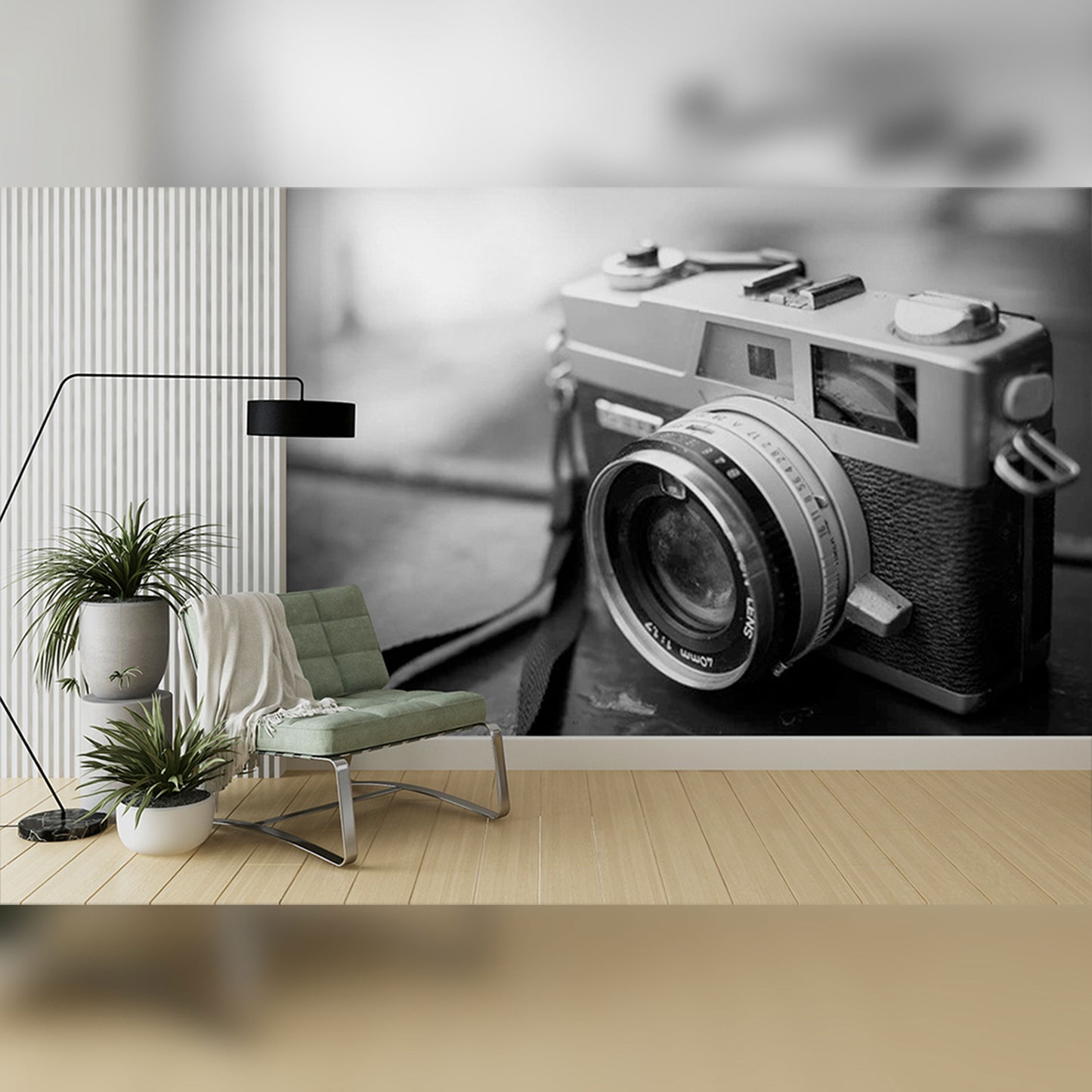 Vintage Camera in Black and White