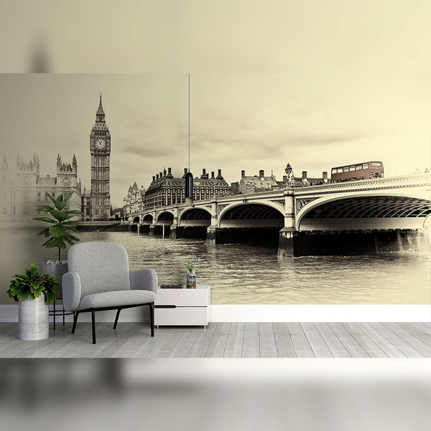 Timeless View of London’s Big Ben and Westminster Bridge