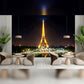 Eiffel Tower Illuminated at Night