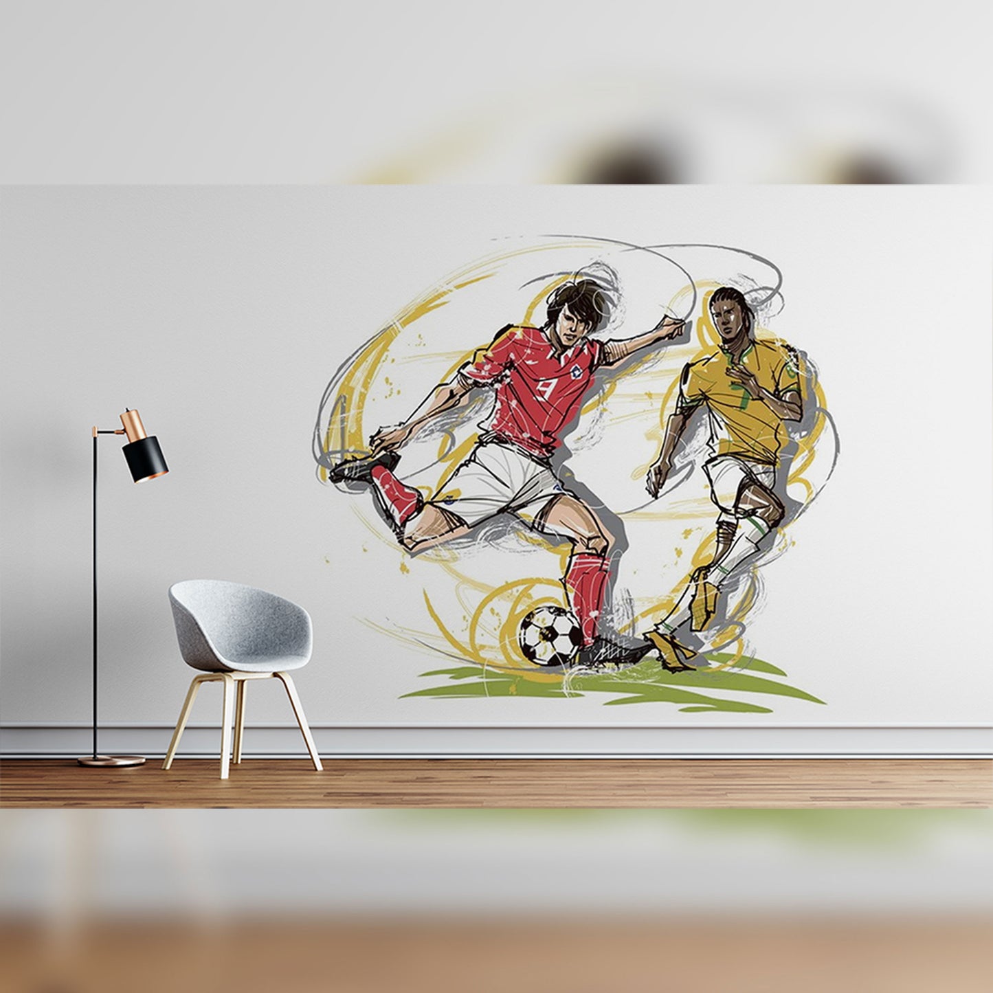 Dynamic Soccer Duel: A Battle for the Ball