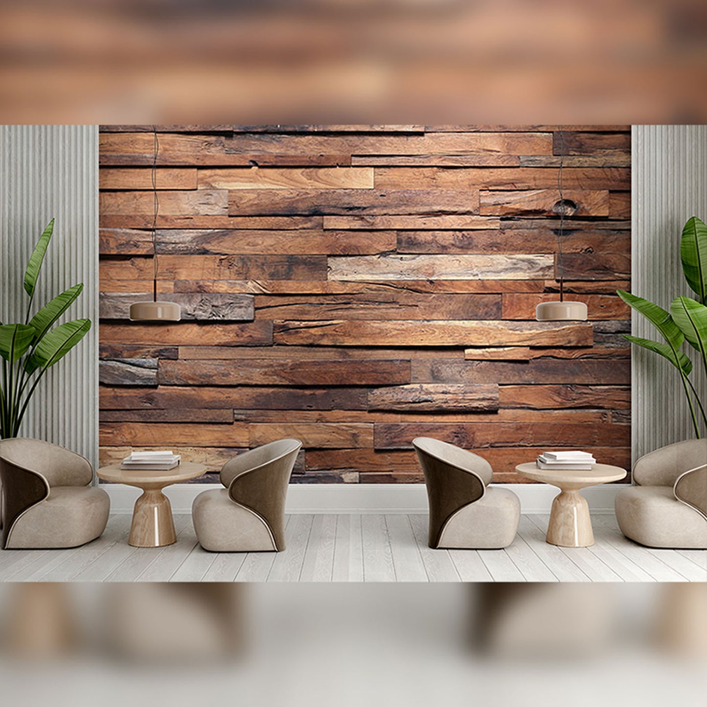 Rustic Wooden Plank Wall Texture