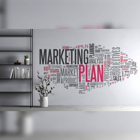 Marketing Plan Word Cloud Concept