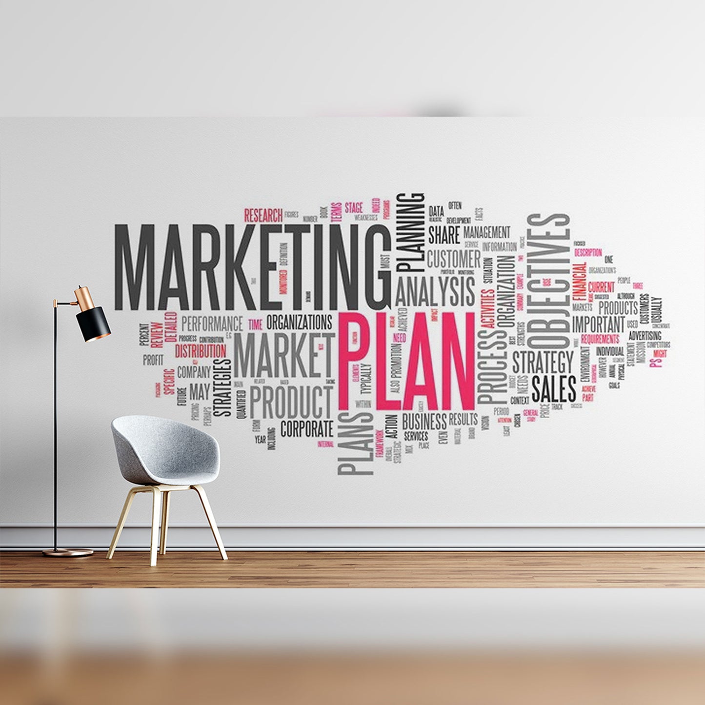 Marketing Plan Word Cloud Concept