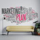 Marketing Plan Word Cloud Concept