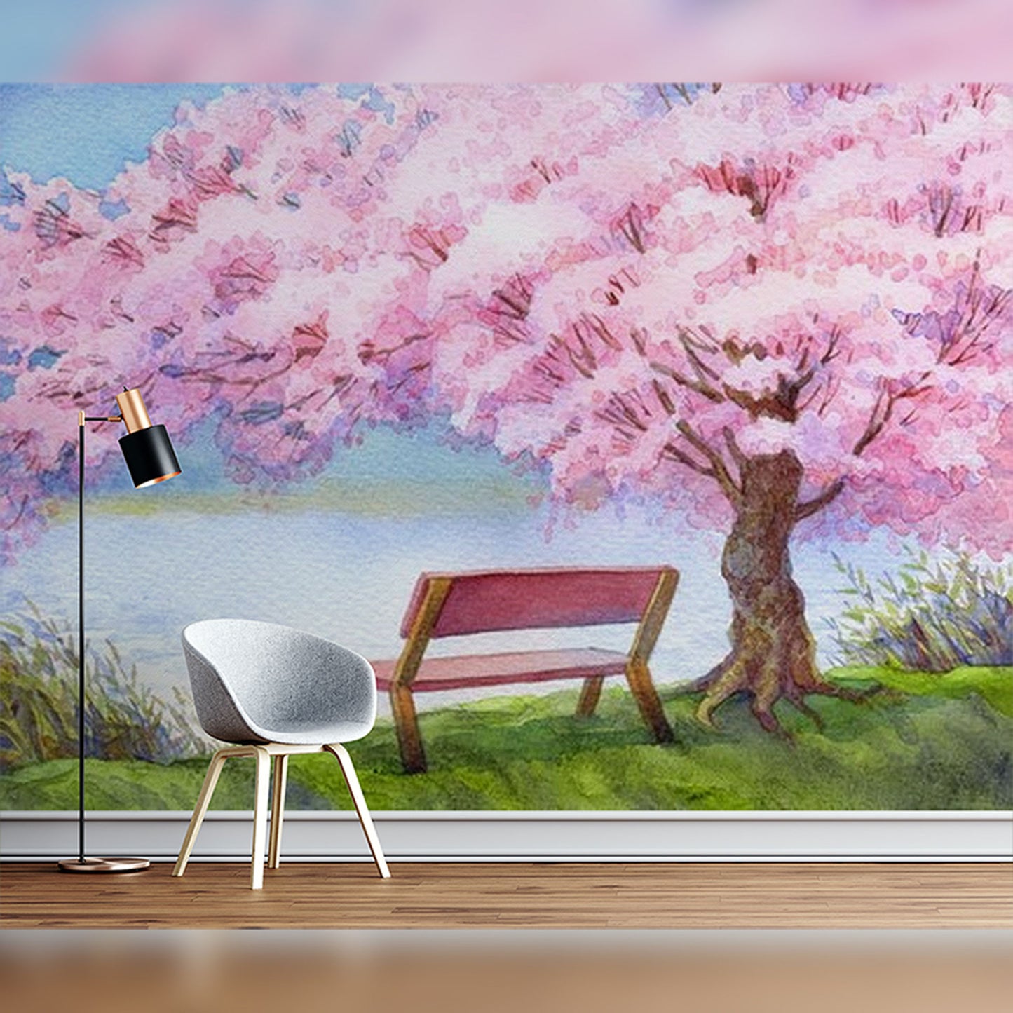 Serene Cherry Blossom Retreat