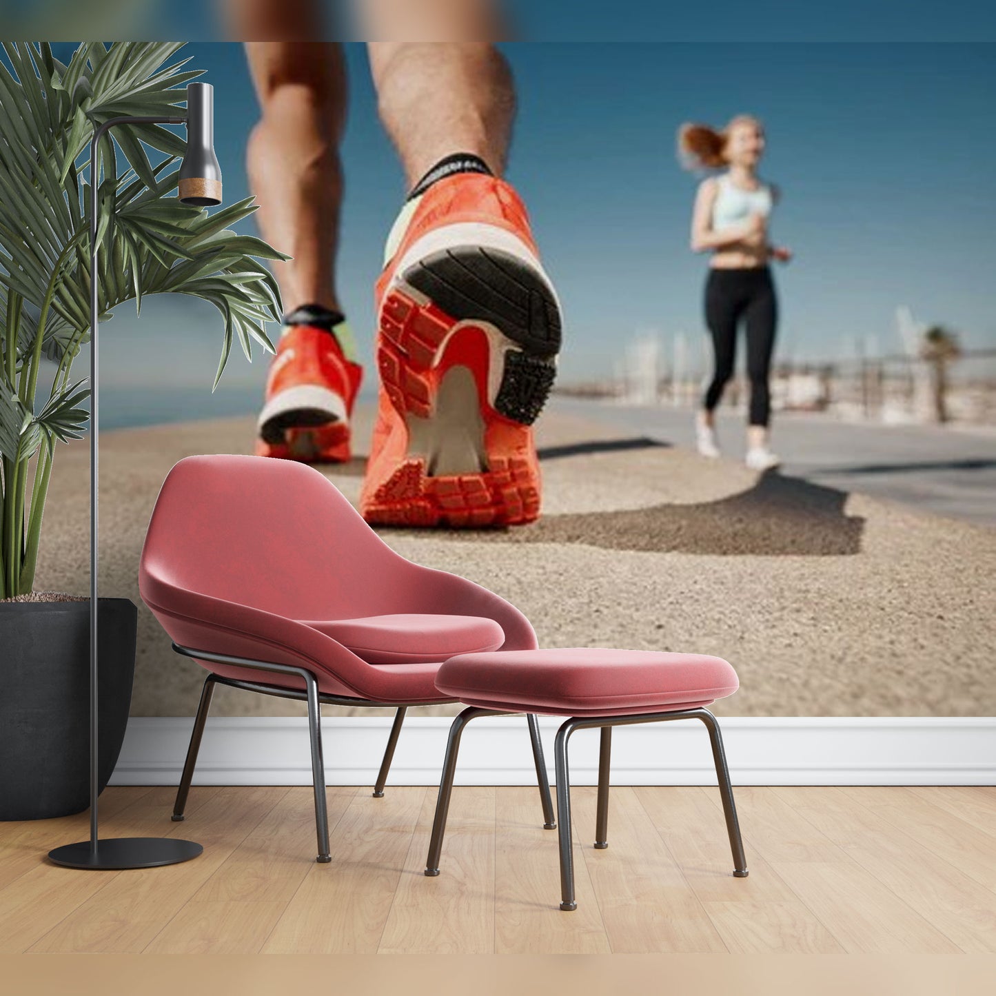 Runner's Momentum Wall Mural