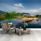 Tranquil Waterside Retreat Mural