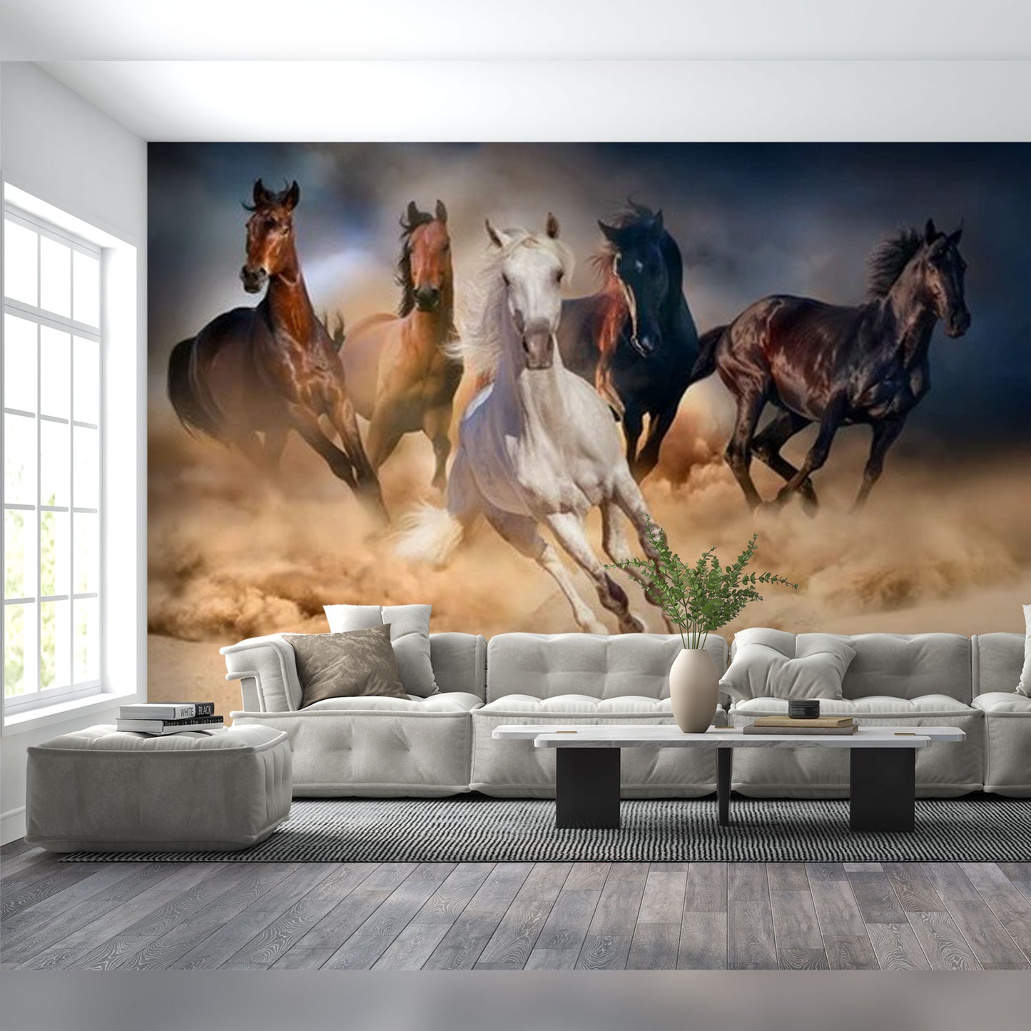 Galloping Freedom Horse Mural