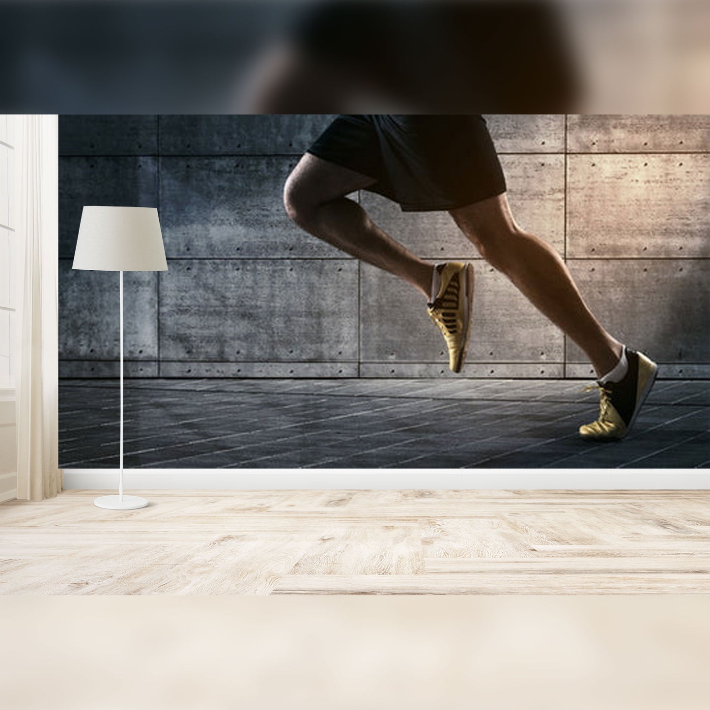 Running Towards Excellence: A Motivational Fitness-Themed Room Design