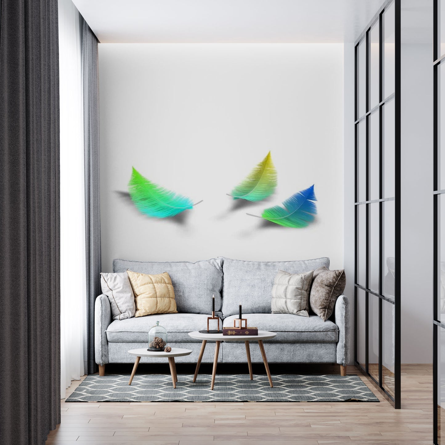 Light as a Feather: A Modern and Airy Living Space