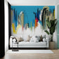 Modern Dining Room with Abstract Art