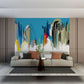 Modern Dining Room with Abstract Art