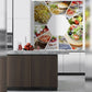 Modern Café with Food Collage Wall Mural