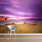 Serene Beach Sunset in Modern Lounge