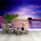 Mystical Waterscape at Sunset in Modern Lounge