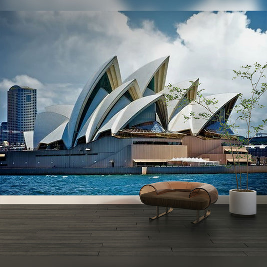 Sydney Opera House Elegance in Minimalist Lounge