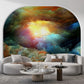 Cosmic Clouds in an Elegant Modern Lounge