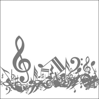 0055-Musical Notes in Abstract Form