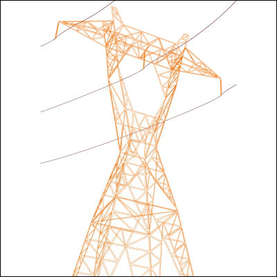 0062-High Tension Electric Pylon