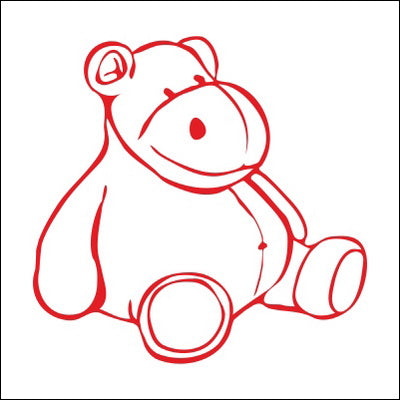 0082-Red Hippo Sitting