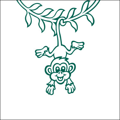 0112-Monkey on Tree