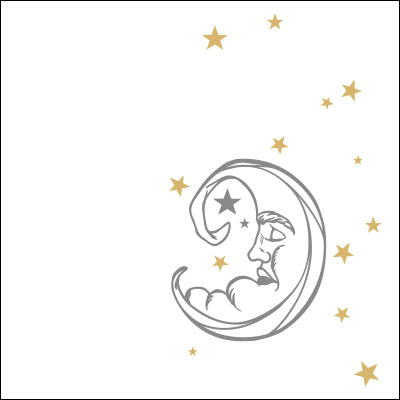 0118-Moon face with stars