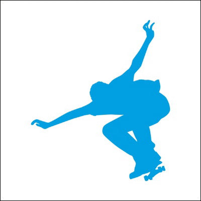 0148-Skate Boarding Silhouette Design