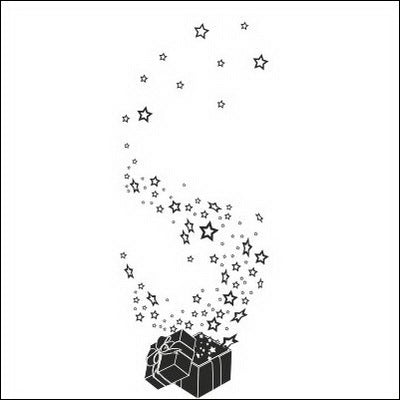 0219-Gift Box With Stars