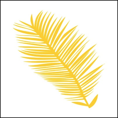 0242-Single Palm Frond