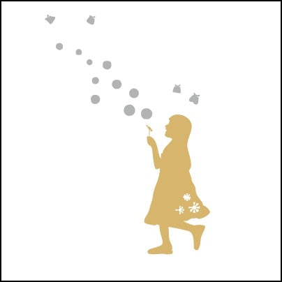 0252-Girl Blowing Bubbles