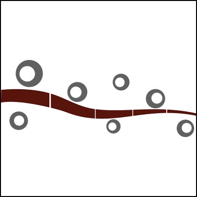 0263-Thick Curved Line And Circles