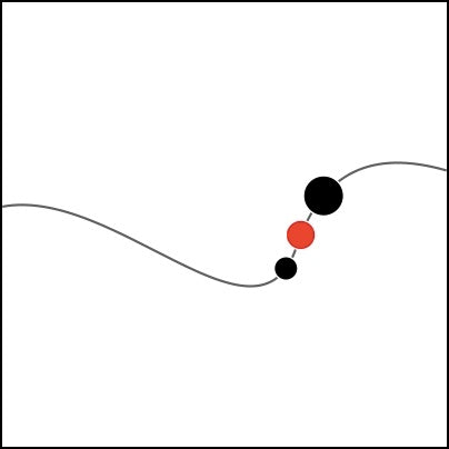 0272-Curved Line With Three Circles