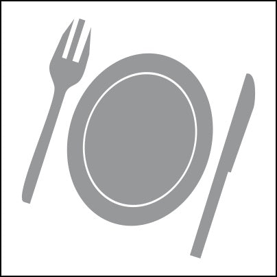 0359-Plate, Fork And Knife