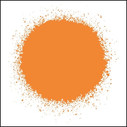 0377-Orange Circle Paint Design