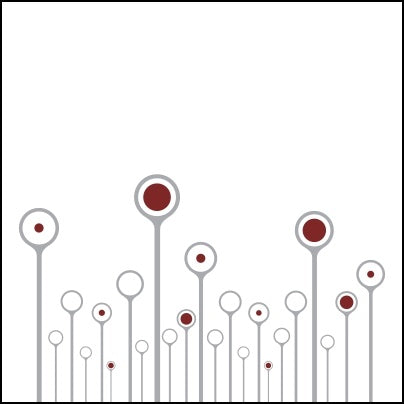 0398-Vertical Lines With Circular Tips