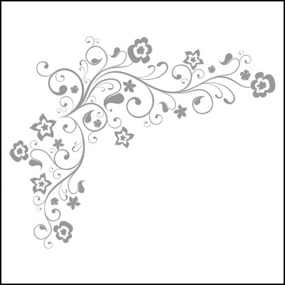 0457-Flowers And Swirls Pattern