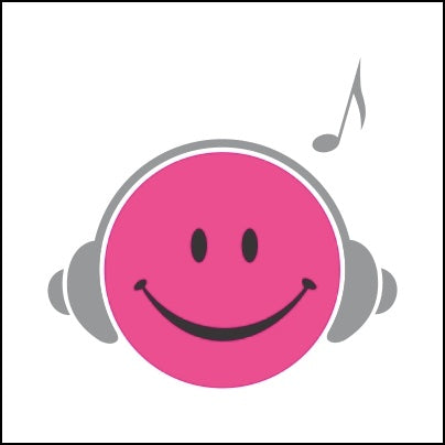 0544-Smiley With Headphones