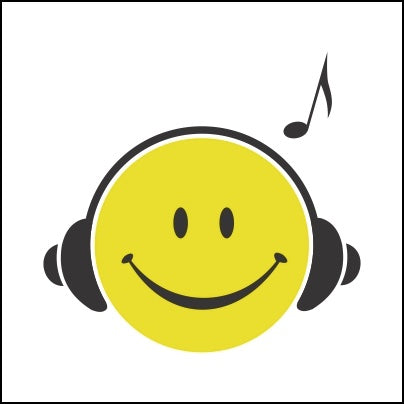 0544-Smiley With Headphones