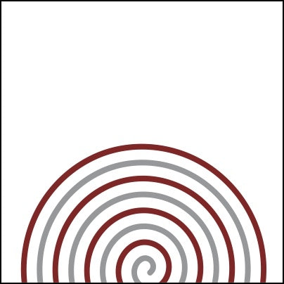 0602-Semicircle With Smaller Curled Circles