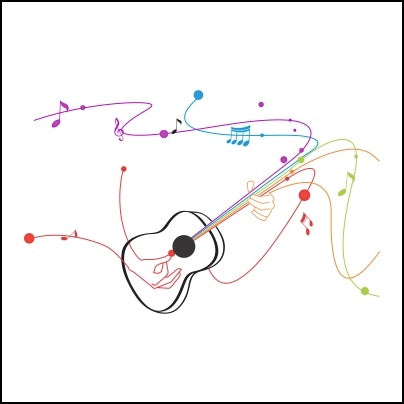 0634-Hand Stringing Guitar